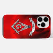 Freimaurerzeichen iPhone Hülle (Rückseite (Horizontal))