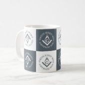 Freimaurerzeichen Kaffeetasse (Vorderseite Links)