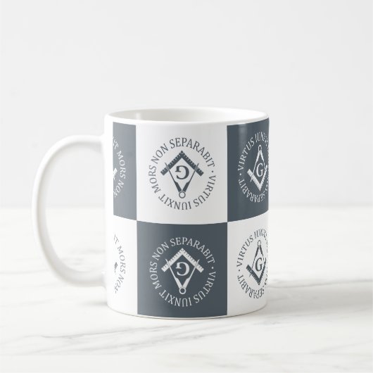 Freimaurerzeichen Kaffeetasse (Links)