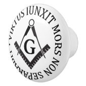 Freimaurerzeichen Keramikknauf (Rechts)