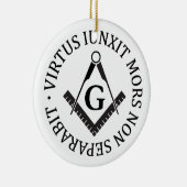 Freimaurerzeichen Keramikornament (Rechts)