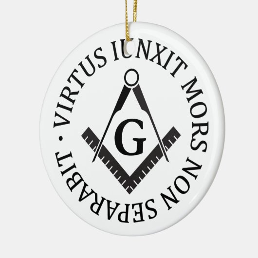 Freimaurerzeichen Keramikornament (Links)