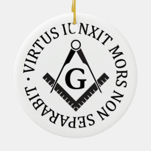 Freimaurerzeichen Keramikornament
