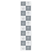 Freimaurerzeichen Kurzer Tischläufer (Vorderseite)