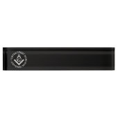 Freimaurerzeichen Namensplakette (Vorderseite)