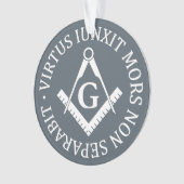 Freimaurerzeichen Ornament (Vorderseite)