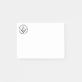 Freimaurerzeichen Post-it Klebezettel (Vorderseite)