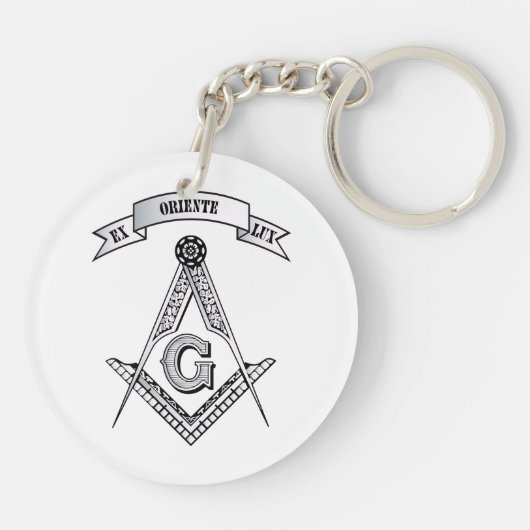 Freimaurerzeichen Schlüsselanhänger (Rückseite)