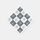 Freimaurerzeichen Serviette (Ecke)