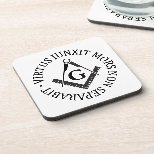 Freimaurerzeichen Untersetzer (Linke Seite)