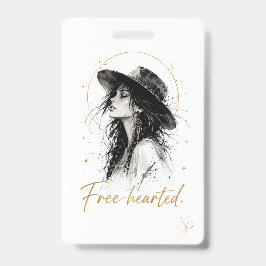 Freimütig. Sonderedition-Abzeichen | Boho Art Ausweis
