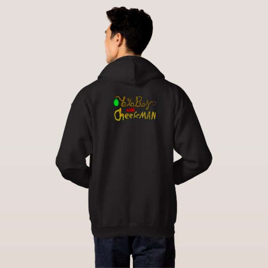 freindship hoodie (Schwarz voll)