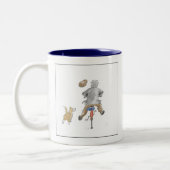 Freiräumen Zweifarbige Tasse (Links)