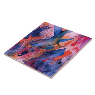 "Freisetztes Potenzial" Zeitgenössische Abstrakte  Fliese