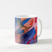 "Freisetztes Potenzial" Zeitgenössische Abstrakte Kaffeetasse (VorderseiteRechts)