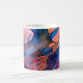 "Freisetztes Potenzial" Zeitgenössische Abstrakte Kaffeetasse (Mittel)