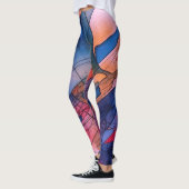 "Freisetztes Potenzial" Zeitgenössische Abstrakte Leggings (Links)