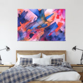 "Freisetztes Potenzial" Zeitgenössische Abstrakte Leinwanddruck (Insitu (Schlafzimmer))