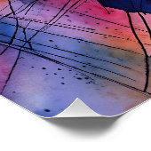 "Freisetztes Potenzial" Zeitgenössische Abstrakte Poster (Ecke)