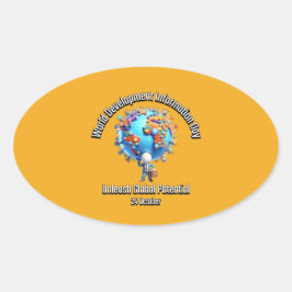 Freisetzung des globalen Potenzials 24 Oktober Ovaler Aufkleber