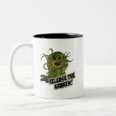 Freisetzung des kraken zweifarbige tasse (Links)