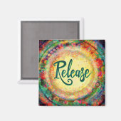 Freisetzung Hübschen Spaß Inspirierend Blumeninspi Magnet (Vorderseite/Rückseite)