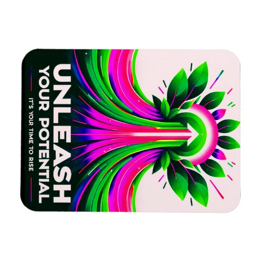 Freisetzung Ihres Potenzials Magnet (Horizontal)