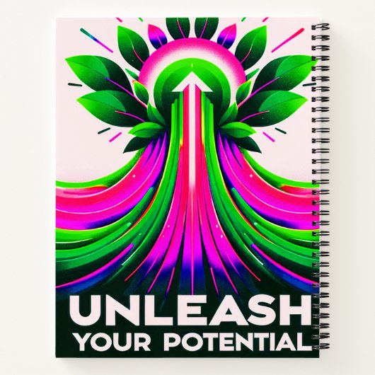 Freisetzung Ihres Potenzials Notizblock (Rückseite)