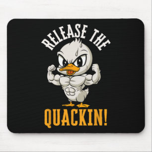 Freisetzung von Quackin Funny Duck Gym Weightlift  Mousepad