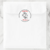 Freisetzung von Weisheit Runder Aufkleber (Tasche)