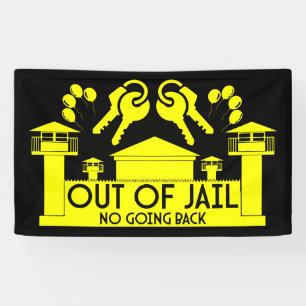 Freisetzungsgeschenk aus dem Gefängnis Banner