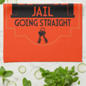 Freisetzungsgeschenk aus dem Gefängnis Geschirrtuch (Gefaltet)