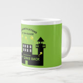 Freisetzungsgeschenk aus dem Gefängnis Jumbo-Tasse (Vorderseite Rechts)