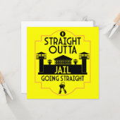 Freisetzungsgeschenk aus dem Gefängnis Karte (Vorderseite/Rückseite Beispiel)