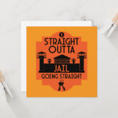 Freisetzungsgeschenk aus dem Gefängnis Karte (Vorderseite/Rückseite Beispiel)