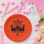 Freisetzungsgeschenk aus dem Gefängnis Pappteller (Party)