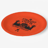 Freisetzungsgeschenk aus dem Gefängnis Pappteller (Schrägansicht)