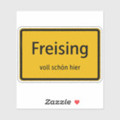 Freising Aufkleber Sticker Autoaufkleber (Blatt)