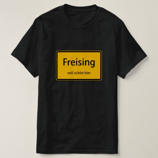 Freising Herren Männer T-Shirt Tshirt Shirt (Design vorne)