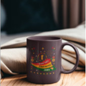 Freistaat 1865 Schwarzes Freiheitsdesign Zweifarbige Tasse