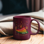 Freistaat 1865 Schwarzes Freiheitsdesign Zweifarbige Tasse