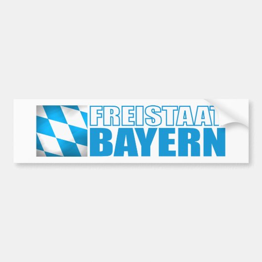 Freistaat Bayern Autoaufkleber (Vorne)