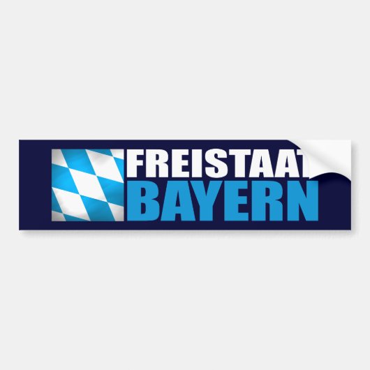 Freistaat Bayern Autoaufkleber (Vorne)