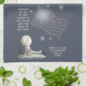 Freistaat Geschirrtuch (Gefaltet)