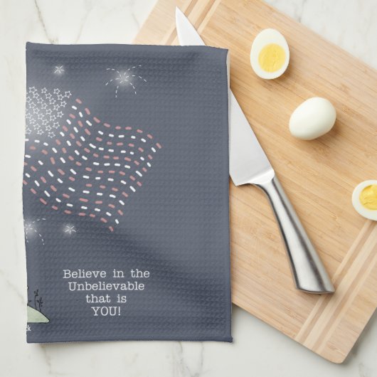 Freistaat Geschirrtuch (Viertel Falte)