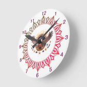 Freistaat Runde Wanduhr (Winkel)