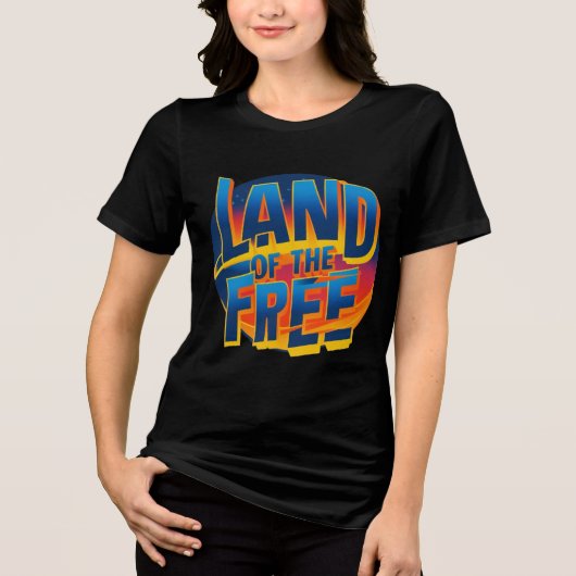 Freistaat Tri-Blend Shirt (Vorderseite)