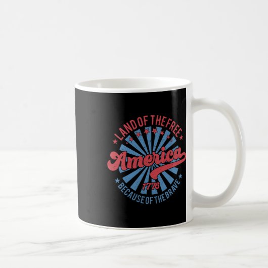 Freistaat wegen des schönen 4. Juli Kaffeetasse (Rechts)