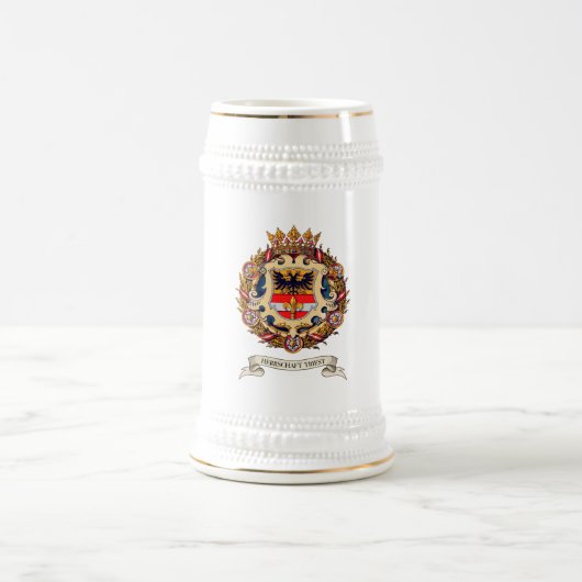 Freistadt Triest und sein Territorium Bierglas (Mittel)