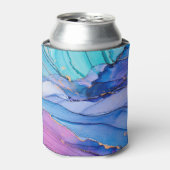 Freistehende Texturen, luxuriöse abstrakte Kunst. Dosenkühler (Kanne Vorderseite)